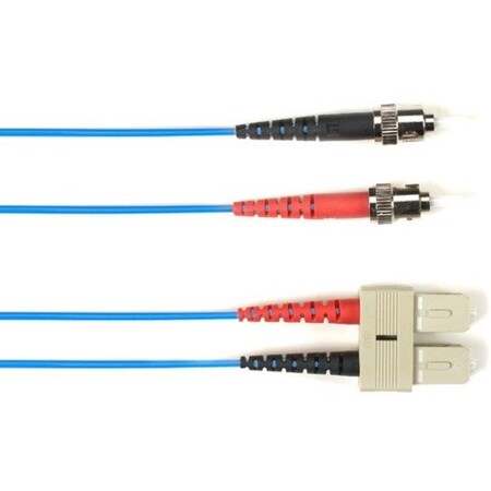 Black Box 10 Gig Mm Fo Patch Cable Duplx, Pvc, Blu FOCMR10-003M-STSC-BL